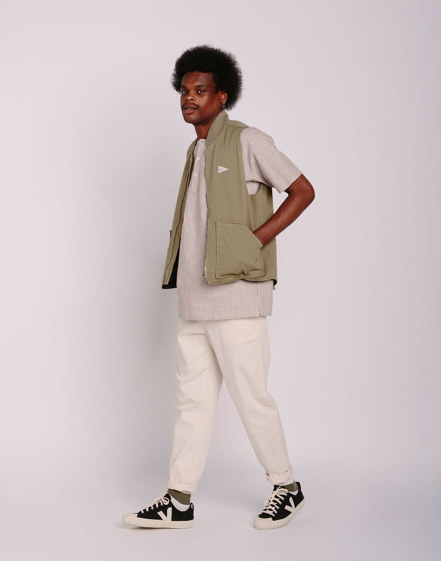 olow angus vest olive