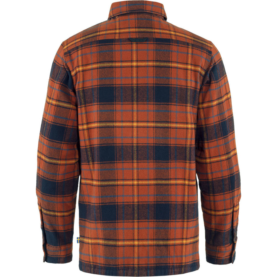 fjallraven oevik lite padded shirt autumn leaf dark navy (LAST SIZE SMALL)