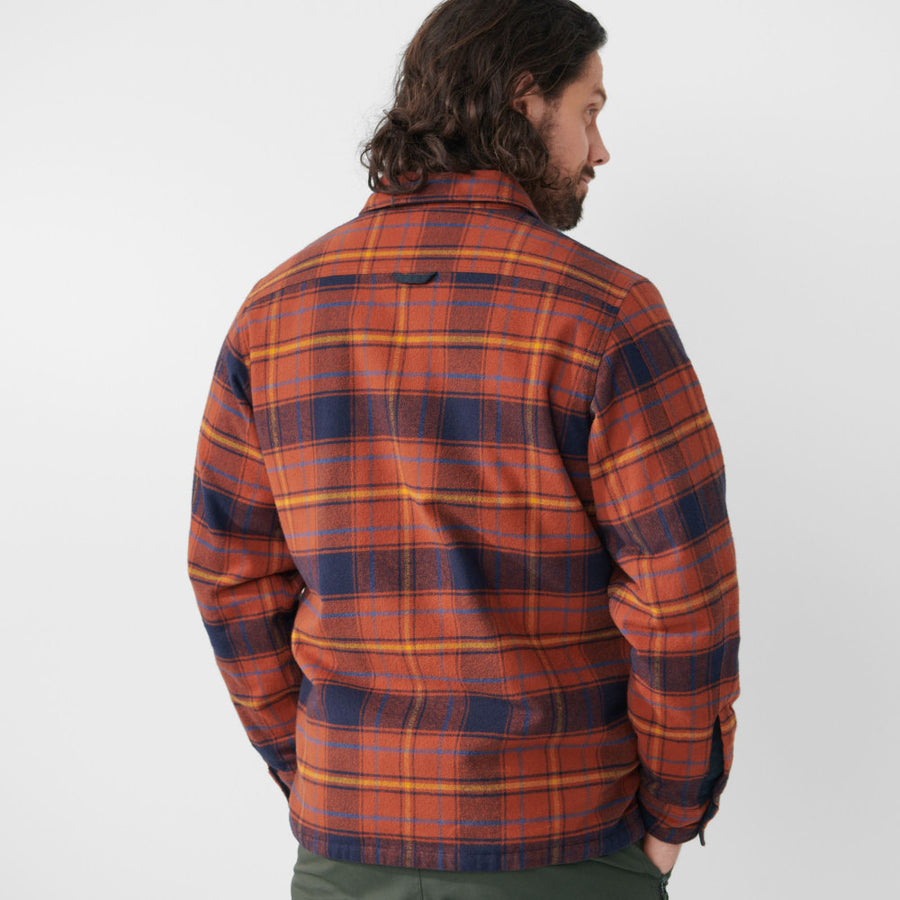 fjallraven oevik lite padded shirt autumn leaf dark navy (LAST SIZE SMALL)