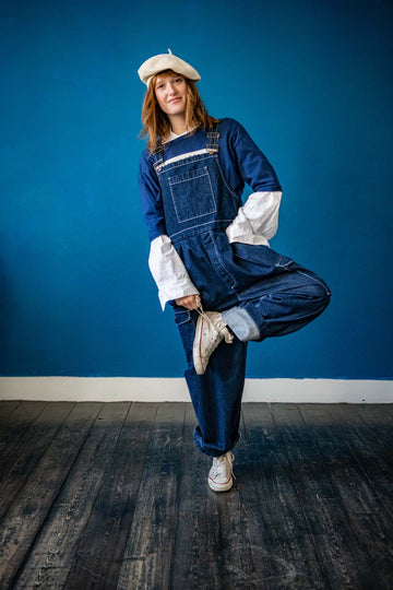 peppino peppino type 42 r the workwear cargo overall dark blue (LAST SIZE S/M)