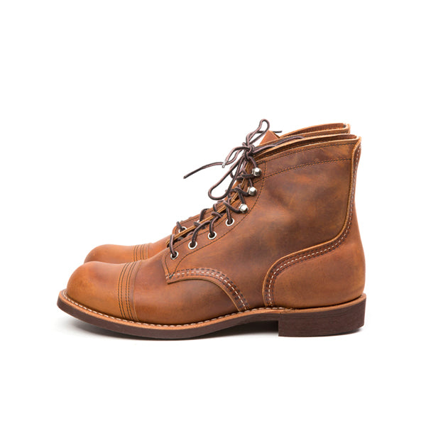 red wing heritage iron ranger 8085 copper rough and tough