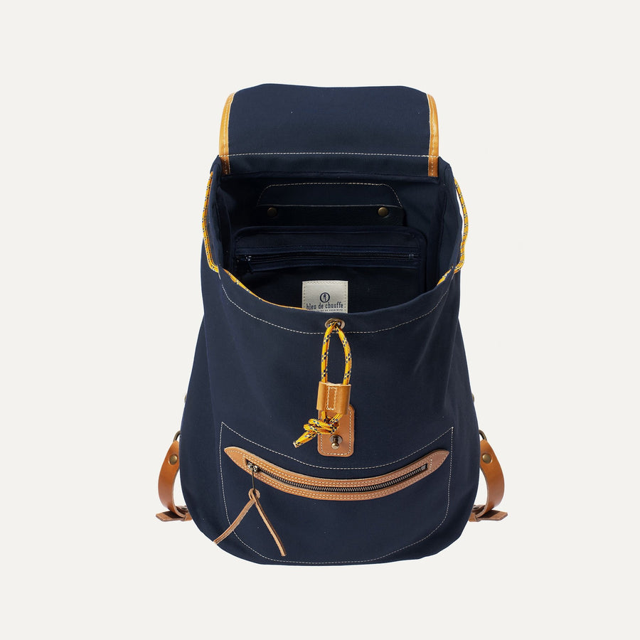 Bleu de Chauffe Camp Backpack midnight blue