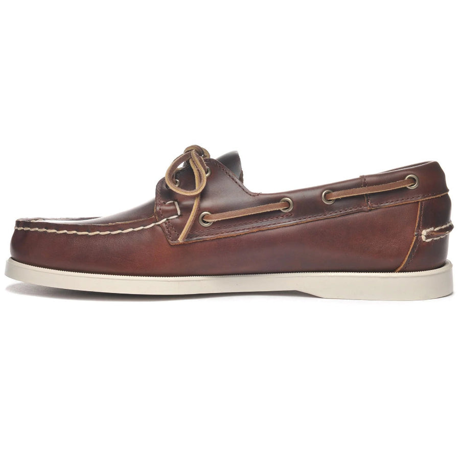 sebago portland waxed brown