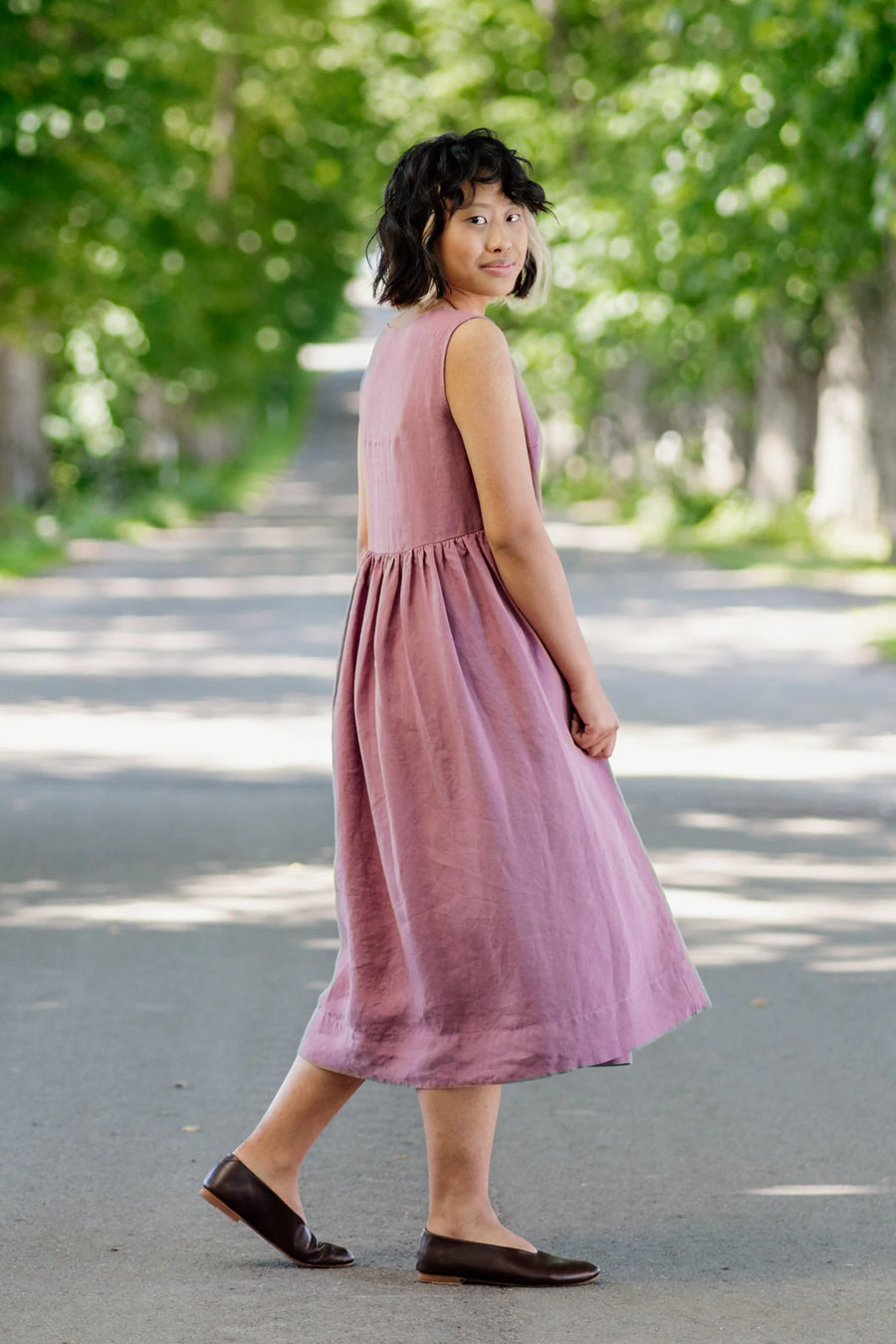 son de flor malala dress phlox purple