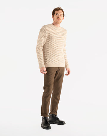 olow stone jumper off white