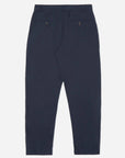 universal works military chino navy cotton mix suiting