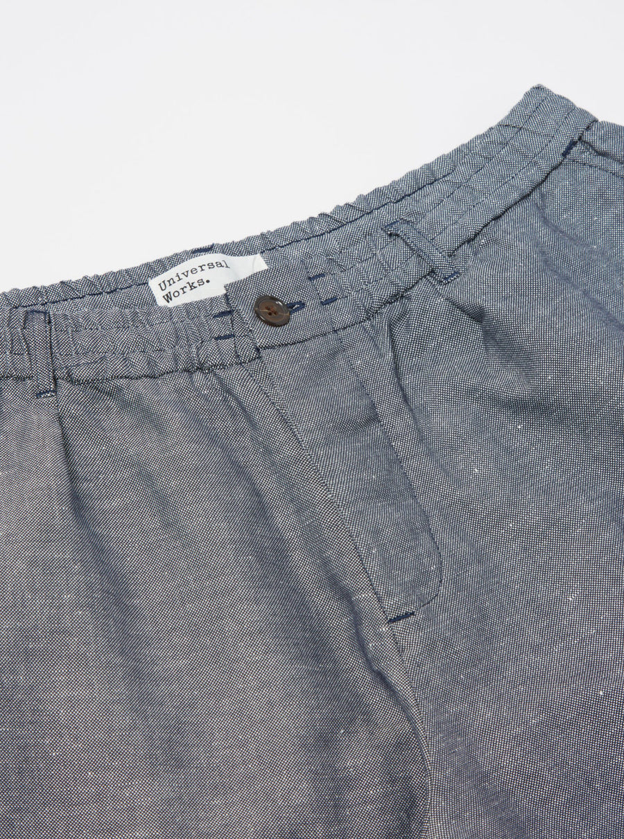 universal works oxford pant hemp cotton mix navy