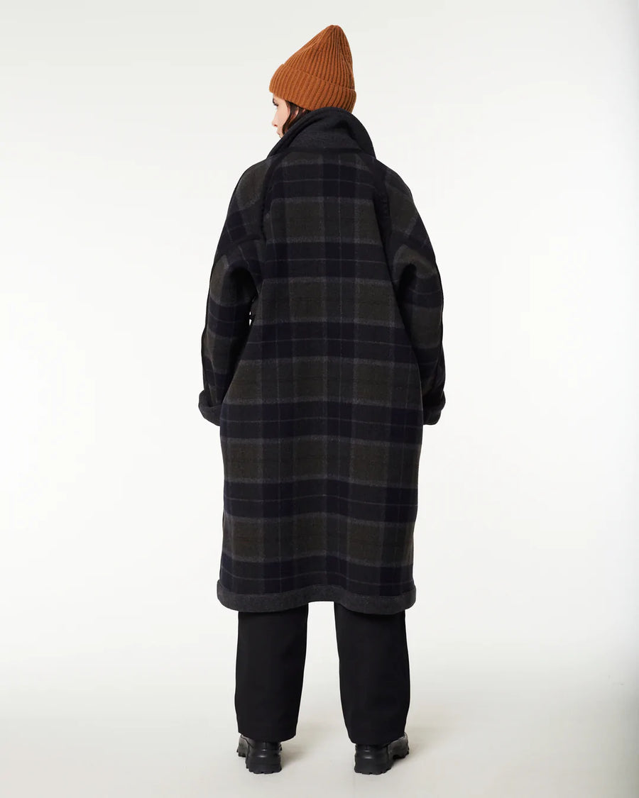 girls of dust army trench reversible caviar golf wool (LAST SIZE S/M)