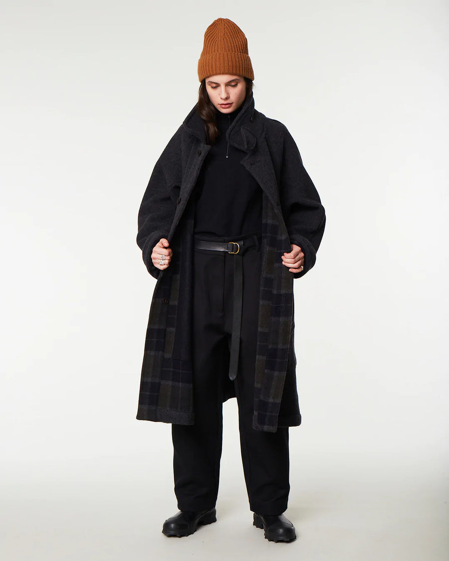 girls of dust army trench reversible caviar golf wool (LAST SIZE S/M)