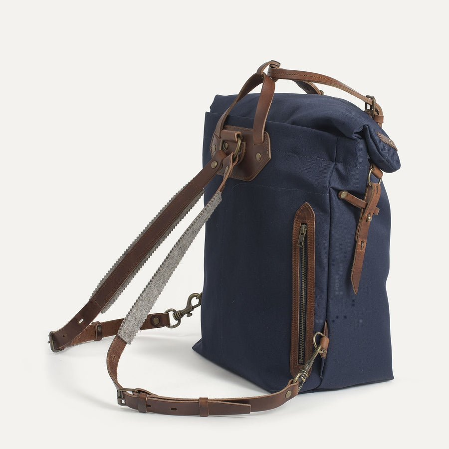 bleu de chauffe woody medium backpack peacoat blue